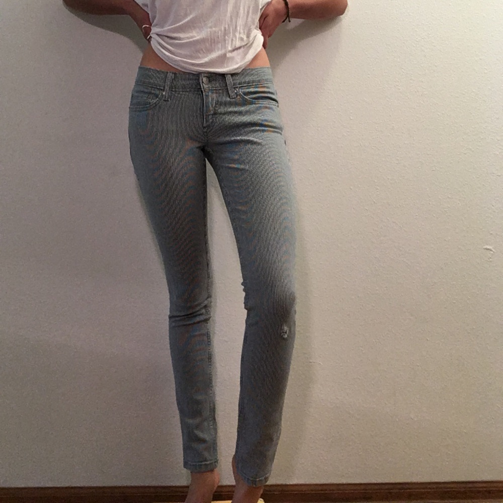 Striped Levi Denim